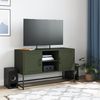 vidaXL Highboard Weiß 36x39x107 cm Stahl 846535 Bild 3