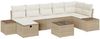 vidaXL Sofa Set mit Kissen 8 pcs Poly-Rattan 3360742 Bild 2
