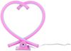 famlights Tischleuchte LED Herz Tischleuchte Valor in pink, LED Bild 1