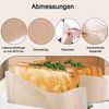 TUWENA Brottasche 12 Stück Toaster Bags Wiederverwendbar, Toast Taschen, (12-tlg) Bild 3