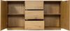 Sideboard HWC-J78, Kommode Schrank Highboard Schublade, MDF Soft-Close 86x160x40cm ~ Eiche-Optik Bild 5