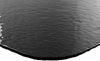 Esstisch Edge Boot 240x120 Reliefglas Rauchschwarz 3D-Design Kreuzgestell Rechteck Schwarz Bild 5