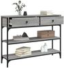 vidaXL Konsolentisch Grau Sonoma 100x25x75 cm Holzwerkstoff 834183 Bild 4