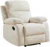 Vente-unique - TOLZANO Sessel Stoff Beige - B 96 cm x H 100 cm x L 91 cm Bild 3