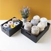 Creative Deco Holzkiste XXL Obstkiste Korb 40x30x13cm (1cm) mit Griffen ohne Deckel, mit Griffen, ohne Deckel Bild 3