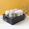 Creative Deco Holzkiste XXL Obstkiste Korb 40x30x13cm (1cm) mit Griffen ohne Deckel, mit Griffen, ohne Deckel Bild 2