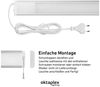 Oktaplex lighting LED Unterbauleuchte Aluminium Unterschrankleuchte Küche 40cm 475lm 6W, LED, warmweiß, 4000K Unterschranklampe Alu Küche mit Schalter Bild 3