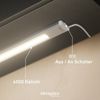 Oktaplex lighting LED Unterbauleuchte Aluminium Unterschrankleuchte Küche 40cm 475lm 6W, LED, warmweiß, 4000K Unterschranklampe Alu Küche mit Schalter Bild 2