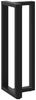 vidaXL Bartischbeine T-Form 2 Stk. Schwarz 40x35x(110-111) cm Stahl 4013096 Bild 4