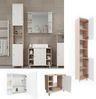 Badmöbel-Set Fynn Sonoma 3 Teile, mit Hochschrank Vicco Bild 2