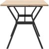 vidaXL Esstisch Y-Gestell 140x80x75,5 cm Massivholz Kiefer & Stahl 3282786 Bild 5