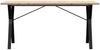 vidaXL Esstisch Y-Gestell 140x80x75,5 cm Massivholz Kiefer & Stahl 3282786 Bild 4