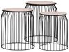 vidaXL Couchtische 3 Stk. Schwarz [287657] Bild 2