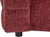 Vente-unique - LERICI Sofa Stoff Rot - B 89 cm x H 72 cm x L 213 cm Bild 5