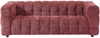 Vente-unique - LERICI Sofa Stoff Rot - B 89 cm x H 72 cm x L 213 cm Bild 2