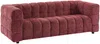 Vente-unique - LERICI Sofa Stoff Rot - B 89 cm x H 72 cm x L 213 cm Bild 3