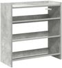 vidaXL Schuhregal Betongrau 60x25x62 cm Holzwerkstoff 859890 Bild 2