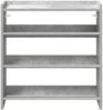 vidaXL Schuhregal Betongrau 60x25x62 cm Holzwerkstoff 859890 Bild 4