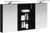 vidaXL Badezimmerschrank-Set 3 pcs 100 x 10,5 x 50 cm Holzwerkstoff 3403689 Bild 3