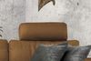 KAWOLA Sofa LOLA Ecksofa XL Leder cognac mit motorischer Relaxfunktion Recamiere rechts 84 x 178 x 304 cm Bild 5