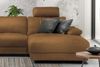 KAWOLA Sofa LOLA Ecksofa XL Leder cognac mit motorischer Relaxfunktion Recamiere rechts 84 x 178 x 304 cm Bild 4