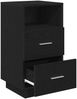 vidaXL Nachttisch mit 2 Schubladen Schwarz 36x36x68 cm 858580 Bild 5
