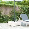 vidaXL Verkleidung für Sonnenschirmständer Weiß Massivholz Kiefer 825332 Bild 3