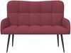 vidaXL 2-Sitzer Sofa Weinrot 115 x 61 x 87 cm Stoff 42028932 Bild 4