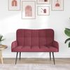 vidaXL 2-Sitzer Sofa Weinrot 115 x 61 x 87 cm Stoff 42028932 Bild 3