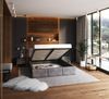 thematys Polsterbett Stauraumbett Bett mit Bettkasten - MADE IN EU - mit samt Velours Bezug (verfügbar 90x200 120x200 140x200 160x200 180x200cm, Bettrahmen, Bett, Optional mit Matratze bestellbar, mit großen gepolsterten Kopfteil, mit Bettkasten zum au... Bild 2