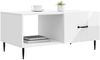 vidaXL Couchtisch Hochglanz Weiß 90 x 50 x 40 cm Holzwerkstoff 894959 Bild 2
