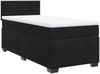 vidaXL Boxspringbett mit Matratze Schwarz 90x200 cm Samt 3288524 Bild 3