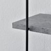 en.casa 'Ösel' Wandregal Marmoroptik, Stahl / MDF beton, 63,5 x 15 x 48 cm Bild 3