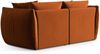 Micadoni Sofa Chris 3-Sitzer Samt Terrakotta Bild 3