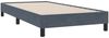 vidaXL Boxspringbett mit Matratze Dunkelgrau 80x210 cm Samt 3318430 Bild 5