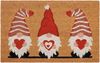 HANSE Home Fußmatte Kokos Gnome Heart, Türmatte, rechteckig, Höhe: 15 mm, Schmutzfangmatte, Rutschfest, Outdoor, Weihnachten, Kokosmatte, Zwerg Bild 4