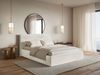 Selsey 'Softie Slim' Polsterbett 140×200 mit Bettkasten und Lattenrost, Velours, greige Bild 3