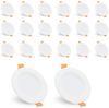 Clanmacy LED Einbaustrahler 20St. LED Einbaustrahler 5W KaltWeiß 400LM Deckenleuchte Einbauleuchte Bild 5