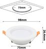 Clanmacy LED Einbaustrahler 20St. LED Einbaustrahler 5W KaltWeiß 400LM Deckenleuchte Einbauleuchte Bild 3