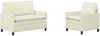 vidaXL Sofa Set 2 pcs Creme Stoff 3417043 Bild 2