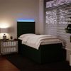 vidaXL Boxspringbett mit Matratze Dunkelgrün 90x200 cm Samt 3294541 Bild 4