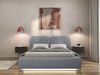 Selsey 'Comoves' Polsterbett 140x200 mit Chenillebezug, LED, Bettkasten und Lattenrost, Grau Bild 2