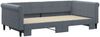 vidaXL Tagesbett Ausziehbar Dunkelgrau 100x200 cm Samt 3197779 Bild 3