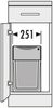 HAILO 3666111 TANDEM Abfallsorter 31 (24+7) Liter ab 30 cm Schrankbreite / Abfalltrennsystem Bild 4