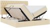 vidaXL LED-Speicherbett mit Matratze Creme 200 x 200 cm Stoff 3372855 Bild 2