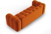 Micadoni Sofa Lupine 3-Sitzer Samtstoff Salvador Terrakotta Bild 3