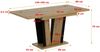 ALTDECOR Esstisch BRIO2 (Esstisch, Küchentisch, Esszimmertisch - Wohnzimmertisch 120 -160x80x75) Bild 3