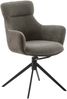 2er Set Sesselstuhl Pelion, 360° drehbar - Anthrazit / Schwarz Bild 3