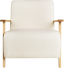 Sessel LESJA Bouclé Helles Beige Bild 5