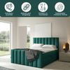 Best for Home Boxspringbett 200x200 mit 7-Zonen-Bonnellfederkern & Stauraum (140x200 160x200 180x200 200x200 cm), Verschiedene Liefermöglichkeiten, TOP Preis-Leistungs-Verhältnis Bild 3